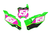 Kawasaki Number Background Decals - Scrub