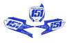 Yamaha Number Background Decals - Rampt