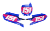 Yamaha Number Background Decals - Timaz