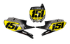 Yamaha Number Background Decals - Beast