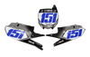 Yamaha Number Background Decals - Beast