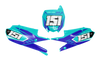 Yamaha Number Background Decals - Flow