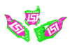 Kawasaki Number Background Decals - Emperor