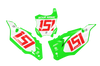 Kawasaki Number Background Decals - Emperor