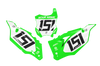 Kawasaki Number Background Decals - Emperor