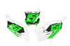 Kawasaki Number Background Decals - Minute