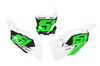Kawasaki Number Background Decals - Raider