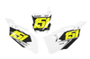 Kawasaki Number Background Decals - Raider