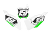 Kawasaki Number Background Decals - Minute