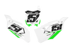 Kawasaki Number Background Decals - Minute