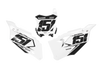 Kawasaki Number Background Decals - Raider