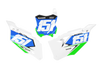 Kawasaki Number Background Decals - Minute