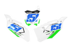 Kawasaki Number Background Decals - Minute