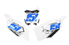 Kawasaki Number Background Decals - Raider