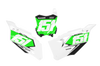Kawasaki Number Background Decals - Raider