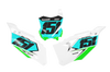 Kawasaki Number Background Decals - Minute