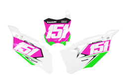 Kawasaki Minute Number Background - KK KXF KDX KLX Models | All Years