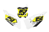 Kawasaki Number Background Decals - Raider