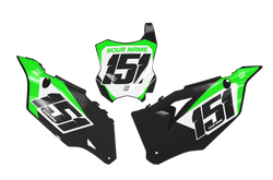 Kawasaki Blitz Number Background - KK KXF KDX KLX Models | All Years