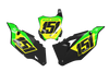 Kawasaki Number Background Decals - Blitz
