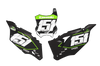 Kawasaki Number Background Decals - Nineteen