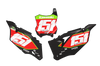 Kawasaki Number Background Decals - Nineteen