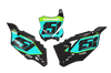 Kawasaki Number Background Decals - Nineteen