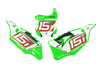 Kawasaki Number Background Decals - Ridge