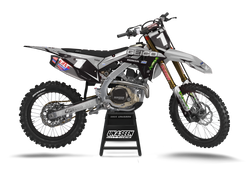 Honda Geico V Grey Graphic Kit - CRF CR XR Models | All Years