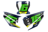 Husqvarna Number Background Decals - Zaco