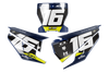 Husqvarna Number Background Decals - Zaco