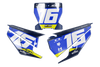 Husqvarna Number Background Decals - Zaco