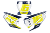 Husqvarna Number Background Decals - Zaco