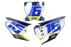 Husqvarna Number Background Decals - Zaco