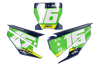 Husqvarna Number Background Decals - Zaco