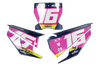 Husqvarna Number Background Decals - Zaco