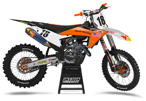 KTM Brock Sellards Replica Graphic Kit - SX SXF XC XCF EXC EXCF Models | All Years