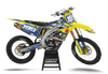Suzuki Graphics Kit - Pastrami Blue