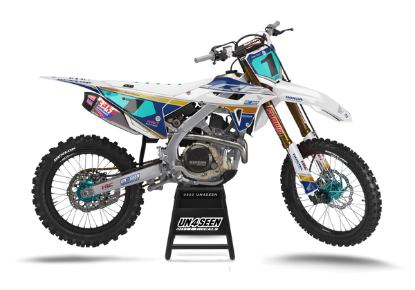 Honda Street Aqua Graphic Kit - CRF CR XR Models | All Years
