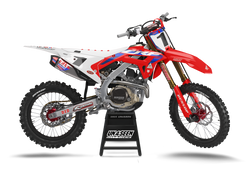 Honda Hover Red Graphic Kit - CRF CR XR Models | All Years