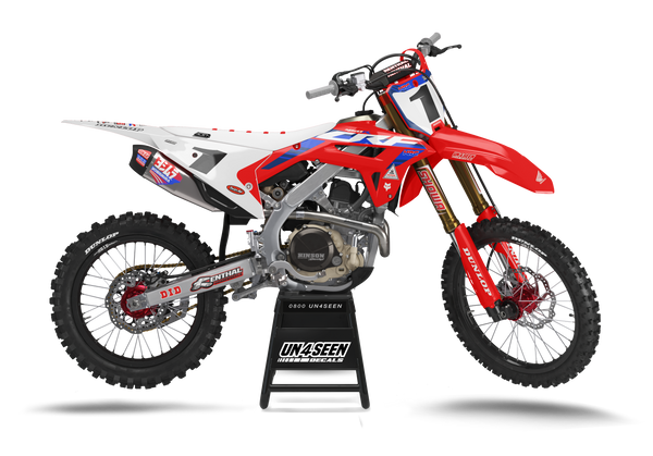 Honda Hover Red Graphic Kit - CRF CR XR Models | All Years