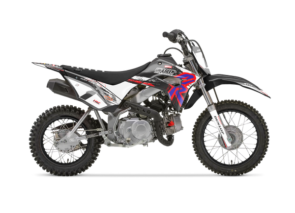 Honda Retro 94 Tweaked Purple Graphic Kit - CRF CR XR Models | All Years