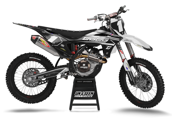 Gasgas Abide White Graphic Kit - MC EC ES EX Models | All Years