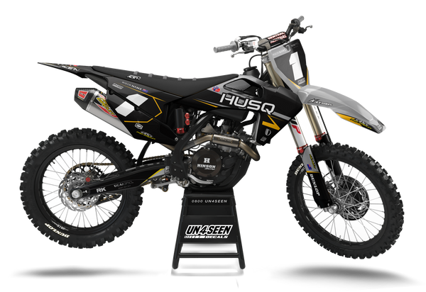 Husqvarna Abide Grey Graphic Kit - TC FC TE TX FE FS FX Models | All Years