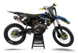 Husqvarna Abide Navy Graphic Kit - TC FC TE TX FE FS FX Models | All Years