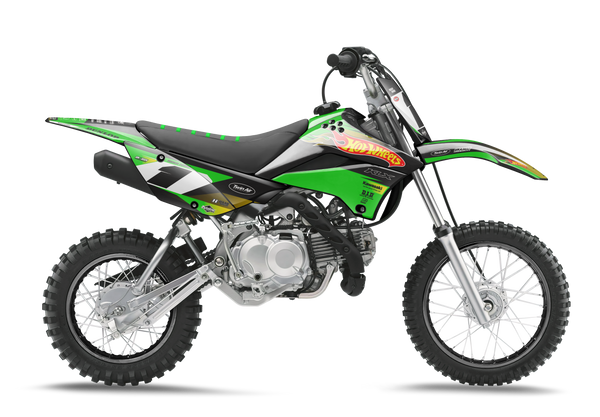Kawasaki Hotwheels Graphic Kit - KK KXF KDX KLX Models | All Years