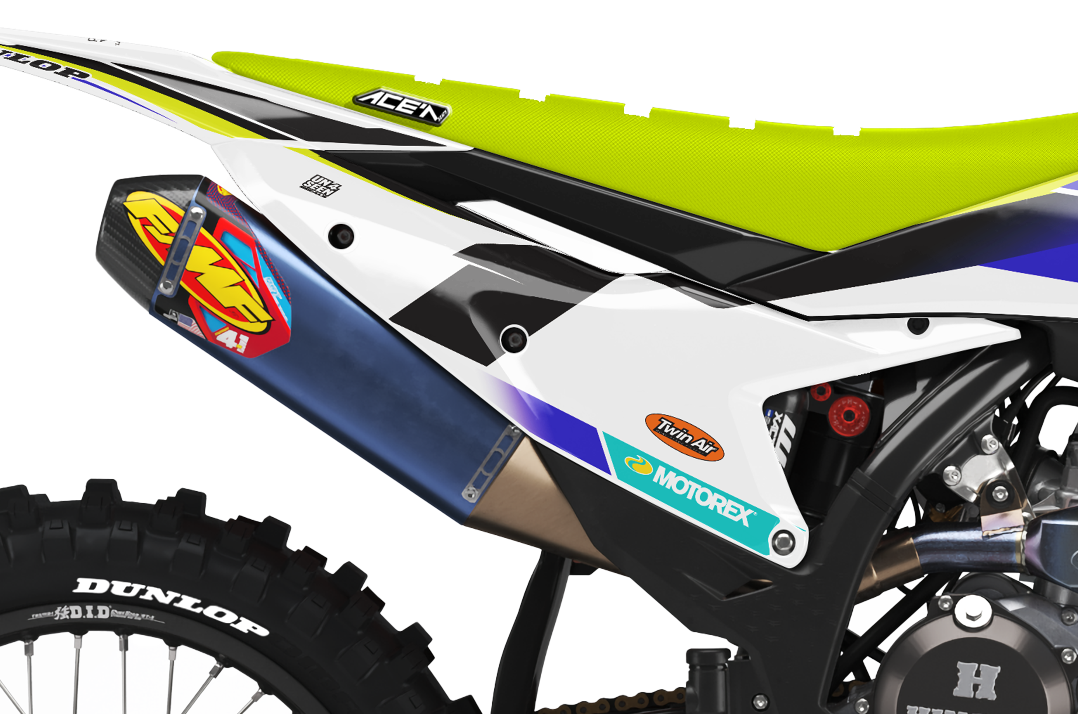 Flo Yellow Graphics KTM Graphics Kit - Early Flo Australia