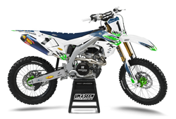 Kawasaki Retro Fmf Graphic Kit - KK KXF KDX KLX Models | All Years