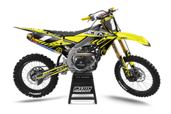 Yamaha Ace'N It Yellow Graphic Kit - YZ YZF WR TTR PW Models | All Years