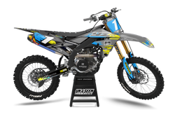 Yamaha Faith Grey Graphic Kit - YZ YZF WR TTR PW Models | All Years